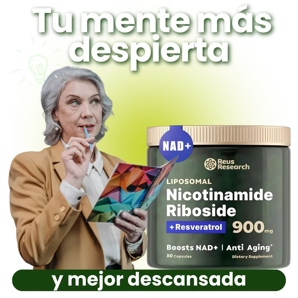 Fórmula Avanzada para tu Vitalidad | Nicotinamida Ribósido + Resveratrol