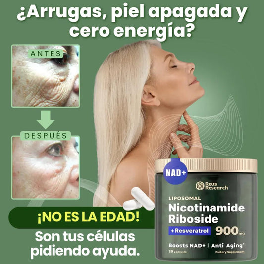 Fórmula Avanzada para tu Vitalidad | Nicotinamida Ribósido + Resveratrol