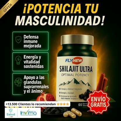 Shilajit Ultra Original, el secreto de los hombres que rinden al máximo.