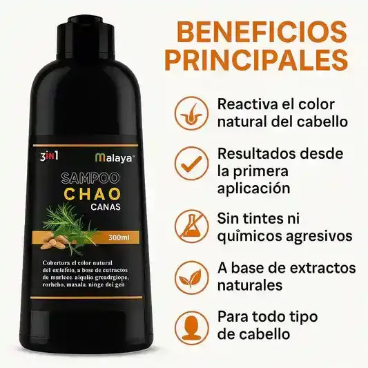 Shampoo Chao Canas® Original + Exfoliante de regalo