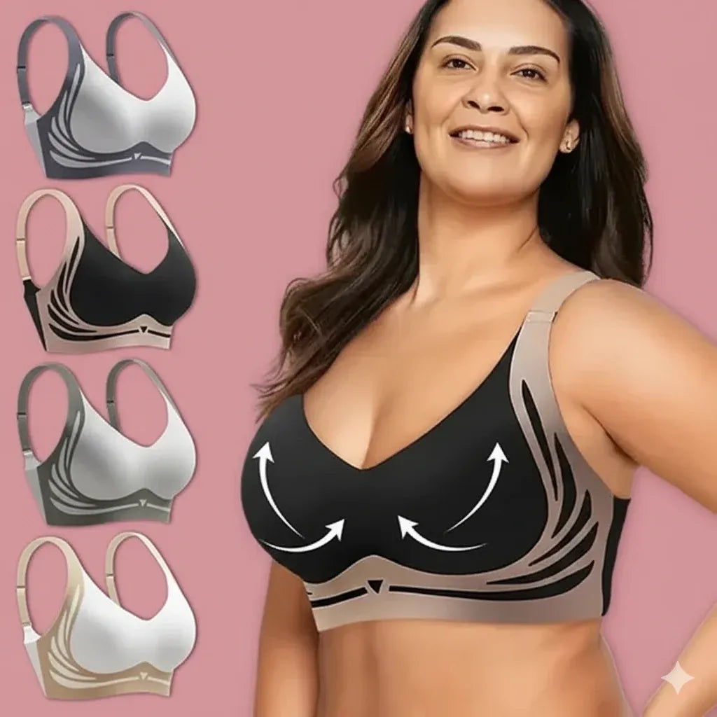 🎀 Sujetador Push-Up Sin Aros – Lifting que Realza tu Silueta