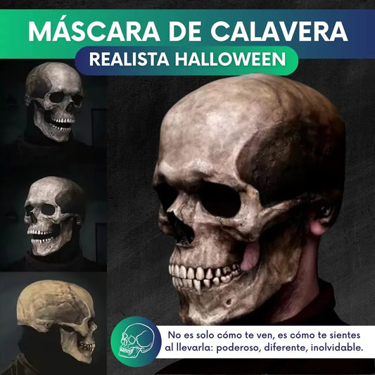 Máscara Calavera Realista para Halloween
