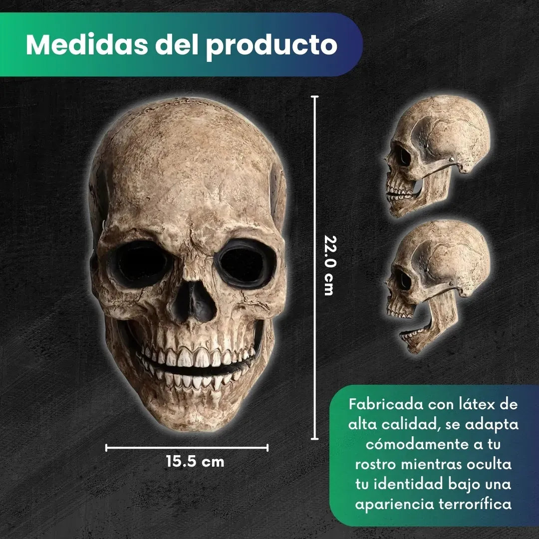 Máscara Calavera Realista para Halloween