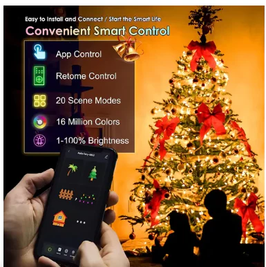 Luces de Navidad LED Inteligentes – MagicTree Pro
